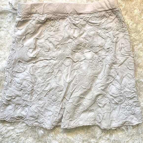 Max Studio Cotton Midi skirt Small Grey - Picture 2 of 10